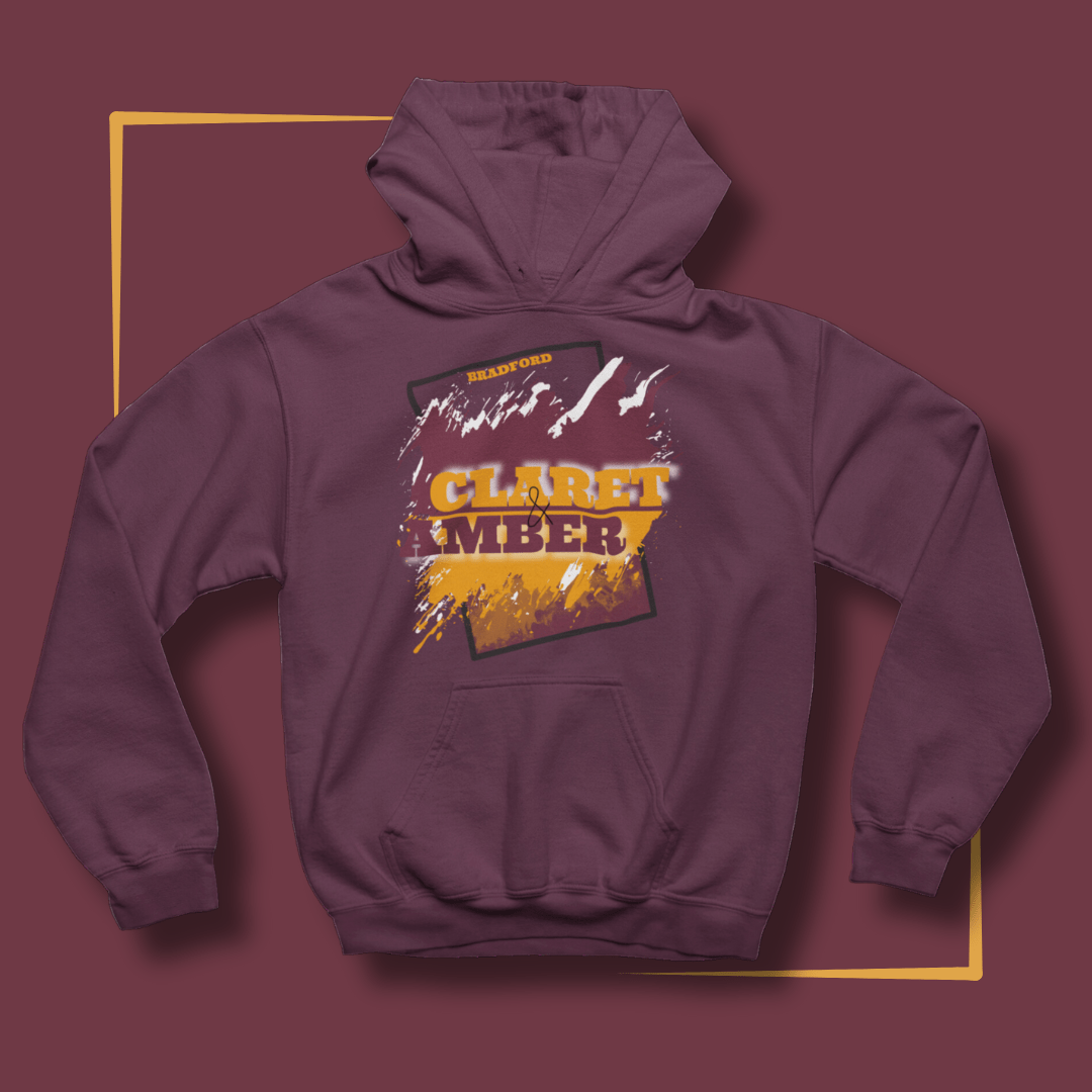 Claret And Amber Hoodie - Image 2