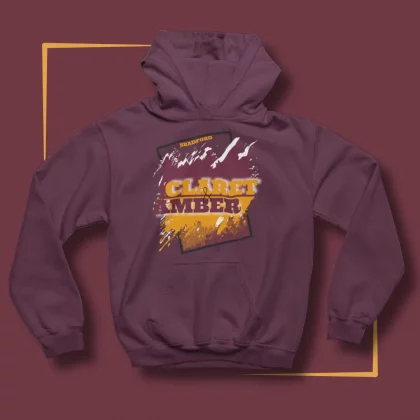 Claret And Amber Hoodie